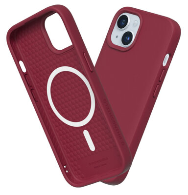 RhinoShield SolidSuit MagSafe iPhone 15 hoesje rood