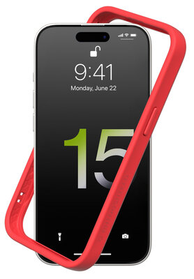 RhinoShield CrashGuard NX iPhone 15 Plus hoesje rood