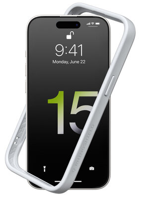 RhinoShield CrashGuard NX iPhone 15 Plus hoesje zilver