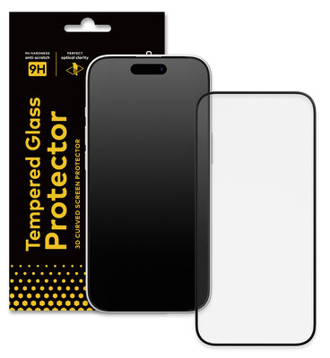 RhinoShield Glazen iPhone 15 screenprotector