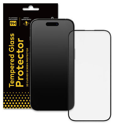 RhinoShield Glazen iPhone 15 Pro screenprotector
