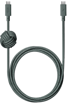 Native Union Anchor 240 watt USB-C naar USB-C 3 meter kabel groen