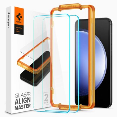 Spigen GlastR ALM Galaxy S23 FE glazen screenprotector 2 pack