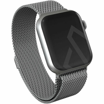 Burga Metal Mesh Apple Watch 41 / 40 mm bandje zilver