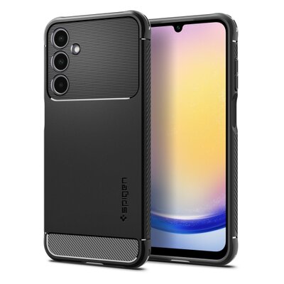 Spigen Rugged Armor Galaxy A25 hoesje zwart