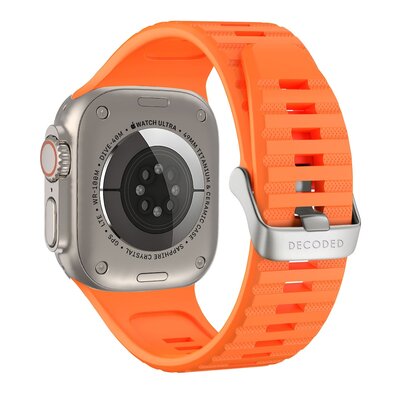 Decoded Traction Loop Ultra Apple Watch 49 / 45 / 44 mm bandje oranje