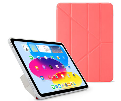 Pipetto Origami iPad 2022 10,9 inch hoesje roze