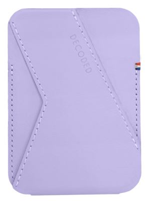 Decoded MagSafe wallet kaarthouder en stand Lavender
