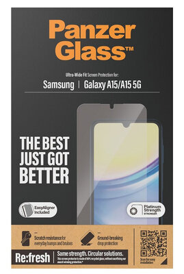  PanzerGlass Galaxy A15 / A15 5G  glazen Screen Protector Case Friendly 