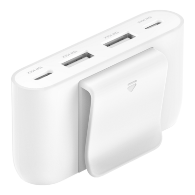 Belkin BoostCharge 4-poorts USB-splitter Wit 