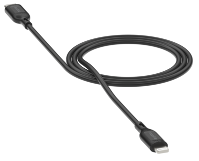 mophie Essentials USB-C naar Lightning kabel 2 meter zwart