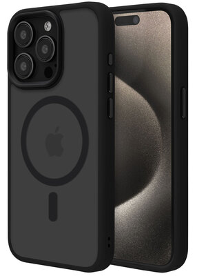 Musthavz Air Protect MagSafe iPhone 15 Pro hoesje zwart