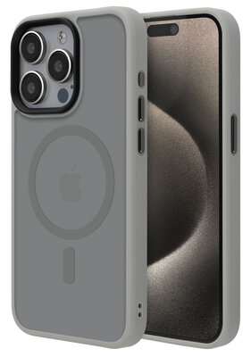 Musthavz Air Protect MagSafe iPhone 15 Pro hoesje titanium