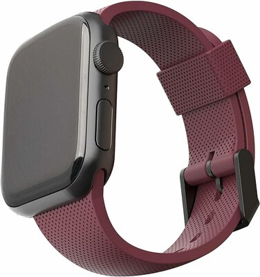 UAG Silicone Apple Watch 45 / 44 mm strap bandje Rood