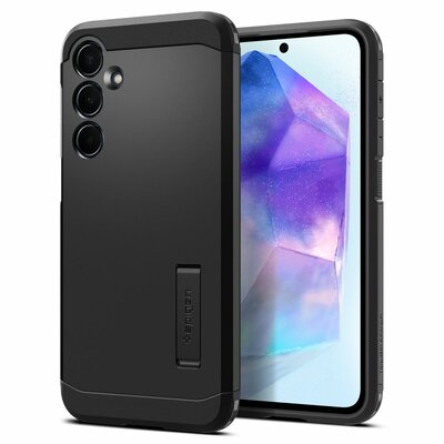 Spigen Tough Armor Galaxy A55 hoesje zwart