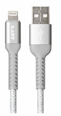Laut Tough Matter Lightning naar USB-A kabel 1,2 meter Grijs