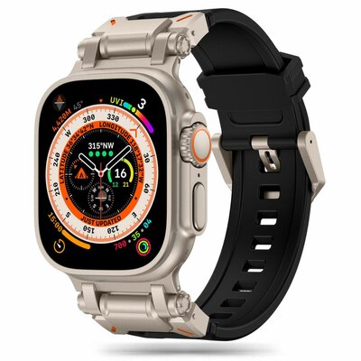 Tech Protection Delta Apple Watch 49 / 45 / 42 mm bandje titanium