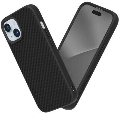 RhinoShield SolidSuit Classic iPhone 15 hoesje carbon