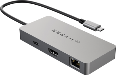 HyperDrive 5 in 1 USB-C hub met HDMI, Ethernet, USB-C en USB-A