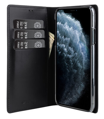 Melkco Wallet Book Klassiker iPhone 11 Pro hoesje Zwart
