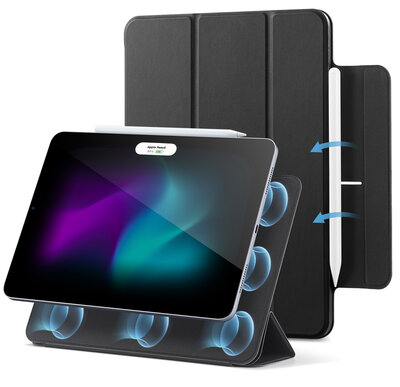 ESR Rebound Magnetic iPad Air 12,9 inch hoesje zwart