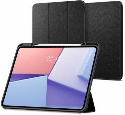 Spigen Urban Fit iPad Pro 2024 13 inch hoesje zwart