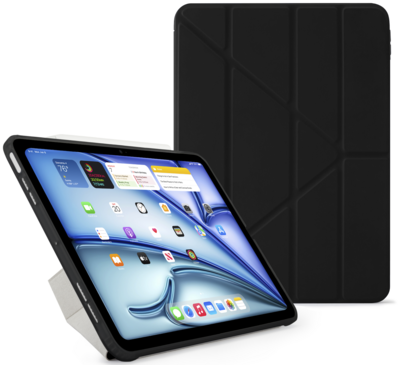 Pipetto Origami iPad Air 2024 13 inch hoesje zwart