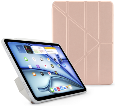 Pipetto Origami iPad Air 2024 13 inch hoesje roze