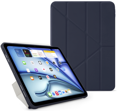 Pipetto Origami iPad Pro 2024 11 inch hoesje donkerblauw