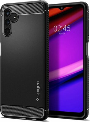 Spigen Rugged Armor Galaxy A04s / A13 hoesje Zwart