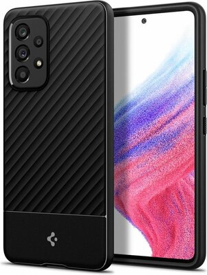 Spigen Core Armor Galaxy A53 hoesje Zwart
