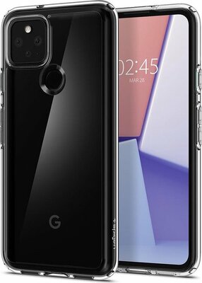 Spigen Ultra Hybrid Pixel 5 hoesje transparant