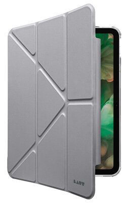 LAUT Huex Folio iPad Air 11 inch hoesje grijs