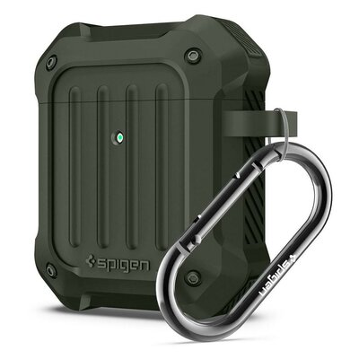 Spigen Tough Armor AirPods hoesje Groen