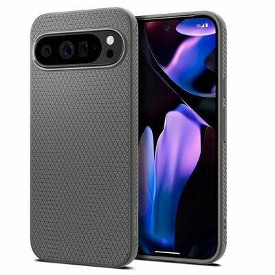 Spigen Liquid Air Pixel 9 Pro XL hoesje grijs