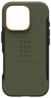 UAG Civilian MagSafe iPhone 16 Pro hoesje groen