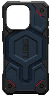 UAG Monarch Pro iPhone 16 Pro hoesje kevlar blauw