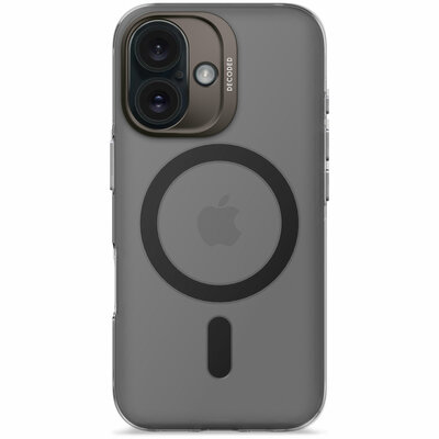 Decoded transparante MagSafe iPhone 16 hoesje zwart