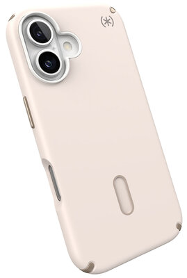 Speck Presidio 2 Pro Clicklock iPhone 16 hoesje beige