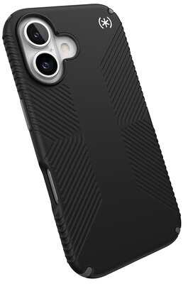 Speck Presidio 2 Grip iPhone 16 Plus hoesje zwart