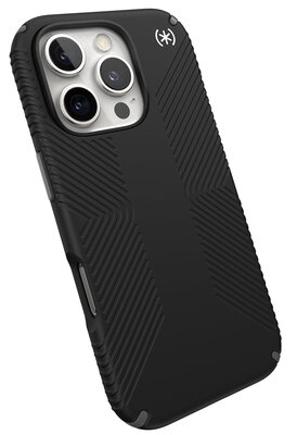 Speck Presidio 2 Grip iPhone 16 Pro Max hoesje zwart