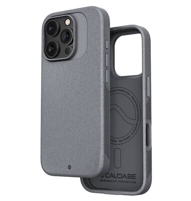 Caudabe Synthesis iPhone 16 Pro hoesje grijs