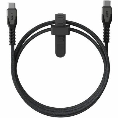 UAG Rugged Kevlar USB-C naar USB-C kabel 1,5 meter zwart