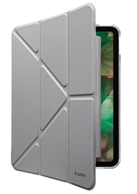 LAUT Huex Folio iPad 2022 10,9 inch hoesje grijs