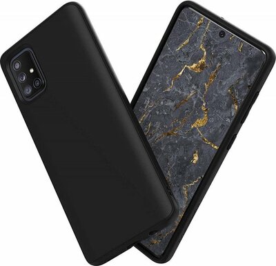 RhinoShield SolidSuit Galaxy A71 hoesje Zwart