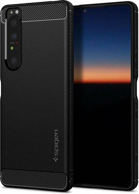 Spigen Rugged Armor XPERIA 1 III hoesje zwart
