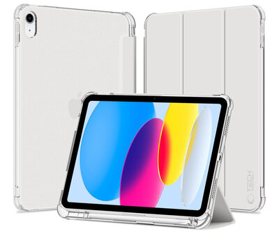 TechProtection Pencil Hybrid iPad 2022&nbsp;10,9 inch hoesje zilver