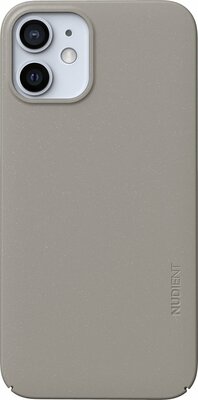 Nudient Thin Case iPhone 12 mini hoesje Beige