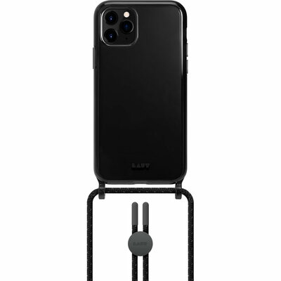 LAUT Crystal X Necklace iPhone 12 mini hoesje Zwart