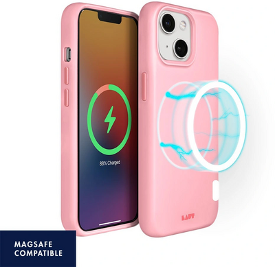 LAUT Huex Pastel MagSafe iPhone 13 hoesje Roze